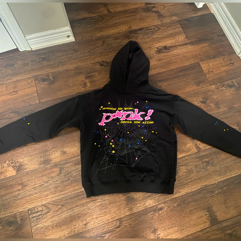 Spider hoodie black